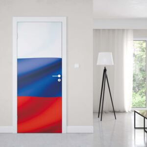 GLIX Fototapeta na dveře - 3D Flag Russia | 91x211 cm
