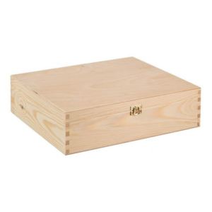 ČistéDrevo Dřevěná krabička na 3 vína XII