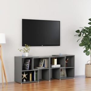 TV skříňka šedá 104 x 30 x 52 cm dřevotříska