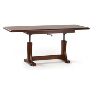 Rozkládací konferenční stolek TYMON – MDF, více barev Tmavý ořech