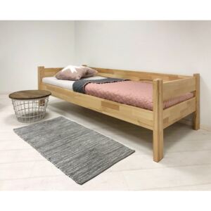 Gazel postel SENDY Povrchová úprava: Přírodní provedení, Rozměry ( šířka x délka): 90 x 200 cm