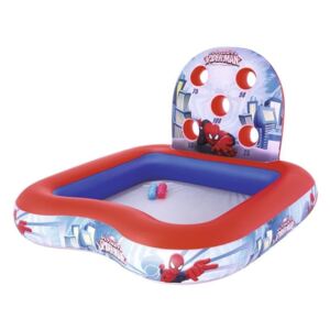 Bestway 98016 Nafukovací hrací centrum s bazénem Spiderman, 1,55m x 1,55m x 99cm