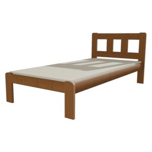 Dřevěná postel VMK 10A 90x200 borovice masiv - dub