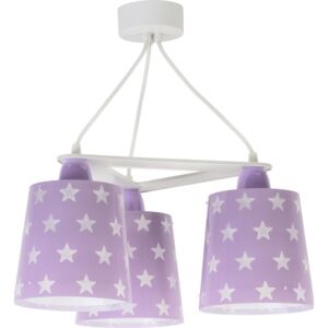 Dalber Stars Purple 81214L dětský závěsný lustr