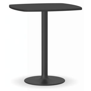 Konferenční stolek FILIP II, 660x660 mm, černá podnož, deska antracit