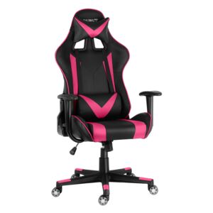 Herní židle RACING PRO ZK-009 černo-růžová