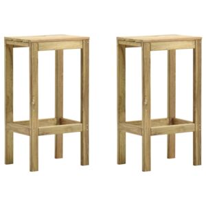Zahradní stoličky 2 ks impregnované borové dřevo