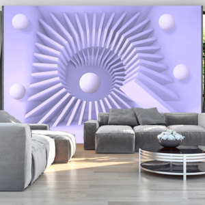 Artgeist Fototapeta - Lavender maze 100x70