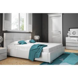 Čalouněná postel BUKY + matrace DE LUX, 200x200, madryt 160