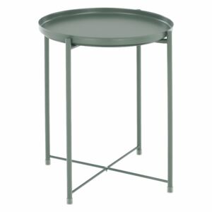 TEMPO Příruční stolek s odnímatelnou tácem, zelená, TRIDER