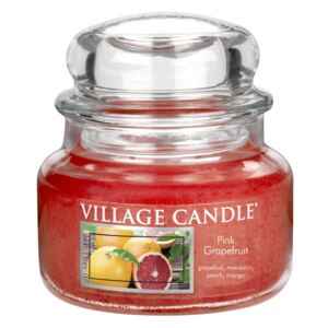 Village Candle Vonná svíčka ve skle 11Oz-Růžový grep- Pink Grapefruit