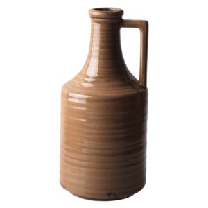Váza LAURA keramika - světle hnědá