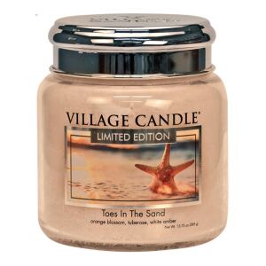 Village Candle Vonná svíčka ve skle 16OZ - LE Toes in The Sand