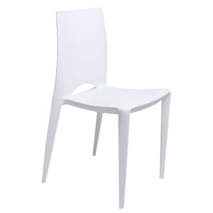 Jídelní židle Bee inspirovaná Bellini Chair bílá