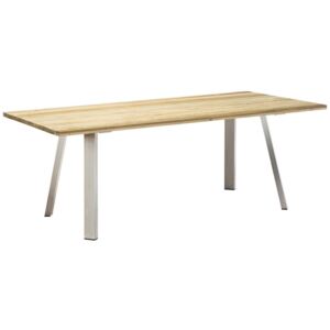 ZAHRADNÍ STŮL, dřevo, kov, 200/100/74 cm Amatio - Zahradní stoly