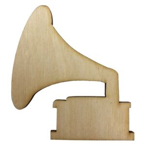 Foglio Dřevěný gramofon 7 x 6 cm