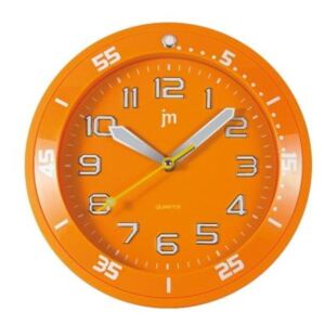 Nástěnné hodiny oranžové 28 cm - LOWELL