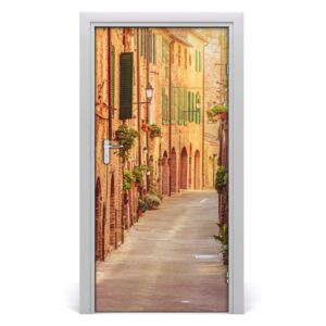 Fototapeta samolepící na dveře italské uličky