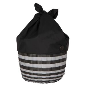 Kulatý košík Cover UP S s uzavíratelným vrškem Handed By (Barva- Černo-bílá/Tmavě šedá, Black-White/Dark Grey)