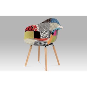 Jídelní židle patchwork / masiv buk CT-723 PW2