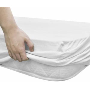 Napínací prostěradla na vodní postele 2ks 200x220cm jersey bílá