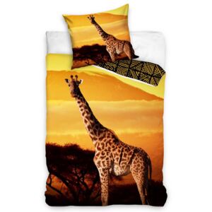 Bavlněné povlečení Žirafa Etno