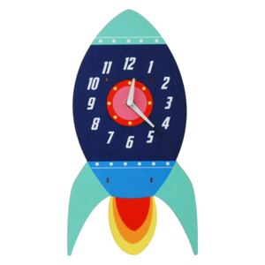 Rex London Dětské nástěnné hodiny ve tvaru vesmírné lodě