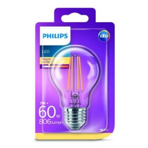 Philips LED Classic 7W / 60W E27 WW A60 CL ND