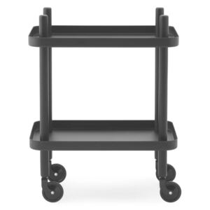 Normann Copenhagen Servírovací stolek Block Table, black / black