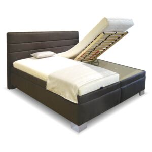 Čalouněná postel s úložným prostorem Imola vario, čelní výklop , 160x200 cm