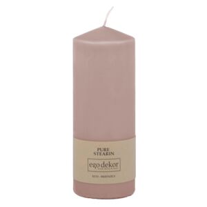 BonamiPudrově růžová svíčka Baltic Candles Eco Top, výška 18 cm