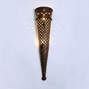 Ručně kovaná nástěnná lampa 82 cm