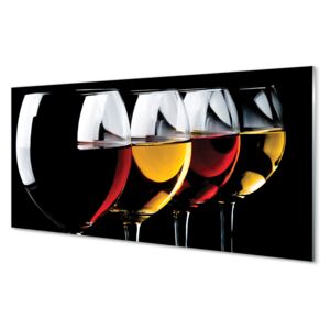 Skleněný panel Skleněný panel Brýle černé pozadí 100x50cm