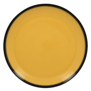 Lea talíř mělký kulatý 18 cm - žlutá