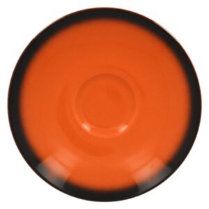 Lea podšálek kulatý 13 cm - oranžová
