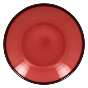 Lea talíř hluboký kulatý 69 cl - červená