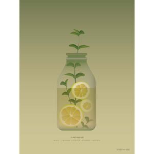 ViSSEVASSE Plakát Lemonade, 50 x 70 cm