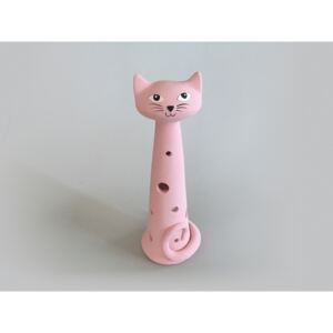 Kočka Ágnes - malá na svíčku - růžová