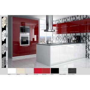 Kuchyňská linka Platinum 280/560 cm - 8 barev, vysoký lesk