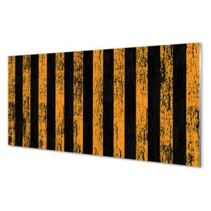 Skleněný panel Skleněný panel Nepravidelné žluté pruhy 120x60cm