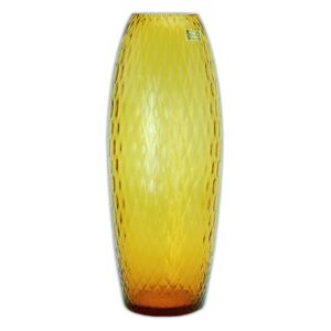 EGERMANN - skleněná váza - barva ambr, 32 cm