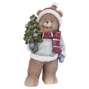 Dekorace vánoční medvídek - 10*7*20 cm