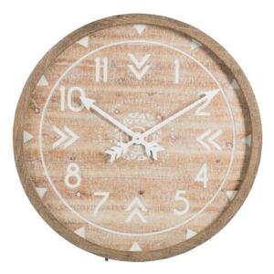 Dřevěné nástěnné hodiny - 83*5*83 cm