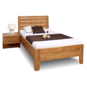 Zvýšená postel jednolůžko z masivu CONCEPTA 1, 90x200, masiv buk