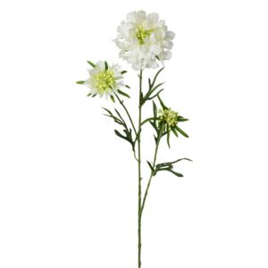 Umělá květina hlaváč Gasper, výška 75 cm, bílá