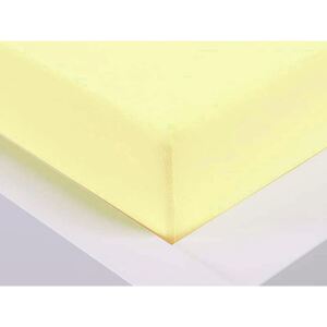 XPOSE® Jersey prostěradlo polybavlna dvoulůžko - vanilková 180x200 cm