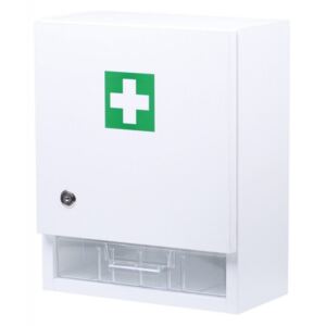 ŠTĚPAŘ Nástěnná lékárna dřevěná bílá – prázdná skříňka