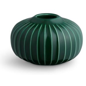 Zelený porcelánový svícen Kähler Design Hammershoi, ⌀ 8 cm