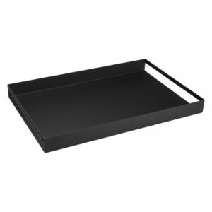 Kovový podnos Bricka Black 45x30 cm Ernst