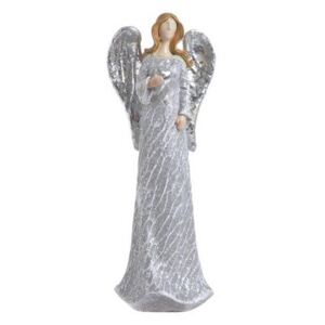 Anděl stříbrný 18 cm